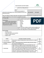 Reading Direct Instruction Lesson Plan