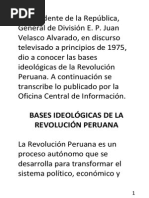 Bases Ideologicas de La Revolucion Peruana Chico