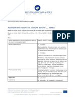 Assessment Report On Viscum Album L., Herba F