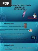 Laboratory Tests and Imaging in Psychiatry