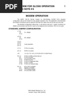 Dial-Up Modem For Slc500 Operation Application Note # 6 Modem