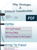 Writing Strategies & Ethical Considerations