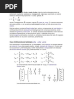 La Ley de Elasticidad de Hooke