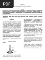 Informe de Química Nomenclatura