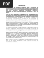 Metodología Del Mantenimiento Preventivo PDF