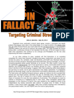 The Kingpin Fallacy: Targeting Criminal Street Gangs