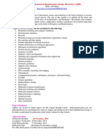 International Journal On Bioinformatics &amp Biosciences (IJBB)