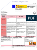 Ficha Internacional de Seguridad Quimica AMONIACO