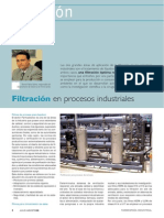 Articulo Filtracion en Procesos Industriales