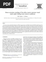 Stress Corrosion Cracking of Low-Alloy Reactor Pressure Vessel Steels Under Boiling Water Reactor Conditions