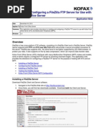 AppNote-Creating A FileZilla FTP Server For Use With KFS