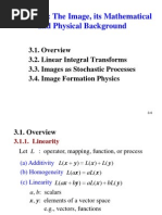 Chapter 3: The Image, Its Mathematical and Physical Background