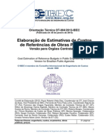 OT-004-2013-IBEC Orçamento de Referência de Obra Pública Versão Final