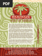 Ruckus Morrisville Dinner Menu