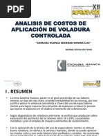 Analisis de Costos, Aplicacion de Voladura Controlada Chsmsac