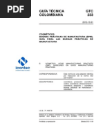 Gtc233 NTC Iso 22716 Cosméticos