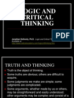 Logic and Critical Thinking