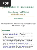 Introduction To Programming: Engr. Rashid Farid Chishti