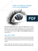 Cara Membuat Website Sendiri Dengan Cms Wordpress