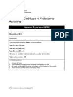 D14 Customer Experience FINAL As of 07.07.14