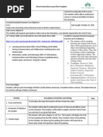 Eled 3223 Clinical Lesson Plan