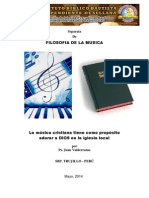 Filosofia y Teoria de La Musica