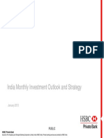 India Monthly Investment Outlook and Strategy: January 2013