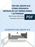 Elementos Del Grupo III B