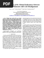 Computation of The Mutual Inductance Between Circular Filaments With Coil Misalignment PDF