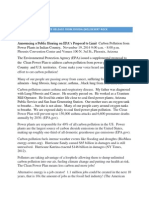 11-19-2014 Press Release For US EPA Clean Air Hearing