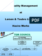 Total Quality Management at Larsen & Toubro Limited Hazira Works