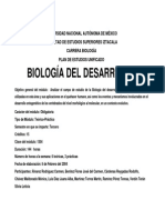 Biologia Del Desarrollo