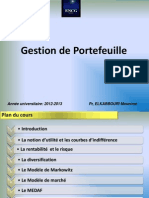 Gestion de Portefeuille 2014 Support N° 1