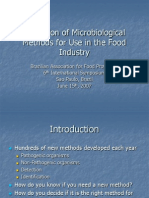 Validation of Microbiological