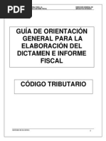 Guia de Orientación Dictamen e Informe Fiscal