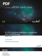 Cisco Live IP LFA Architecture and Troubleshooting