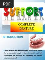 Support - Complete Denture