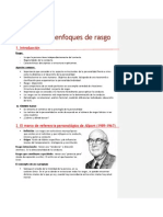 Resumen Psicología de La Personalidad. Tema 3 - Los Rasgos