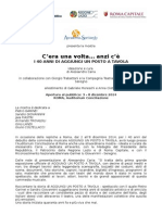 Comunicato - Mostra C'ERA UNA VOLTA. - .ANZI C'E