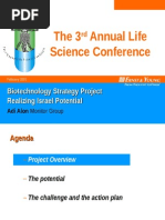 The 3 Annual Life Science Conference: Biotechnology Strategy Project Realizing Israel Potential