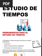 Estudio de Tiempos y Movimientos