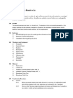 Method Statement-Road Works