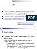 Code Optimization