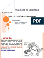 Control de Velocidad de Motor Asincrono