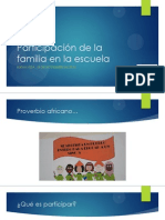 Participación de La Familia en La Escuela