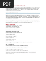 VMware Paravirtual Adapter Info