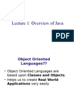 Advanced Java Lecture-1