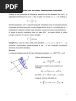 Volumen de Sólidos Con Secciones Transversales Conocidas