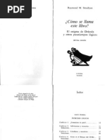 ¿Cómo Se Llama Este Libro? - El Enigma de Drácula y Otros Pasatiempos Lógicos