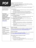 Learning Goal: Learning Objectives:: List Each Standard. Cutting and Pasting From The Website Is Allowed